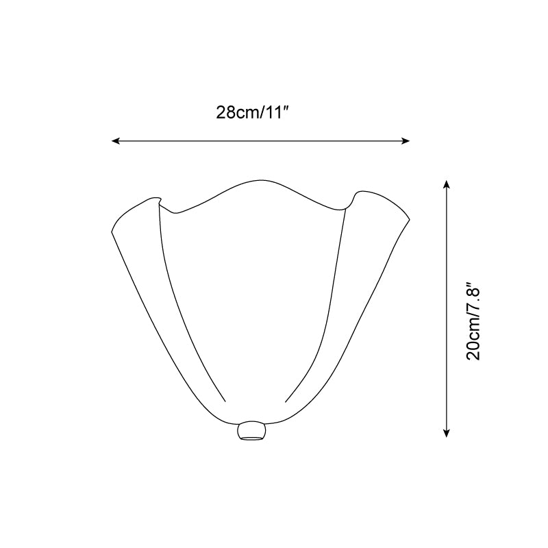 Redrenelis Glass Wall Light-Moonnatur