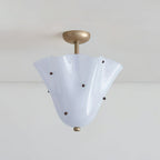 Laderrose Glass Ceiling Light-Moonnatur