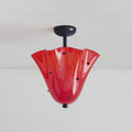 Laderrose Glass Ceiling Light-Moonnatur