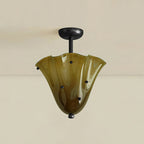 Laderrose Glass Ceiling Light-Moonnatur