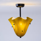 Laderrose Glass Ceiling Light-Moonnatur