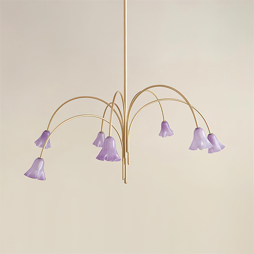 Cambereth Glass Chandelier-Moonnatur