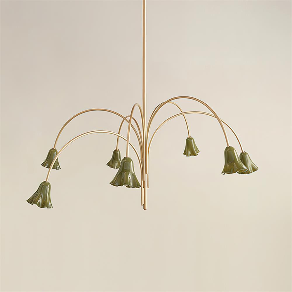 Cambereth Glass Chandelier-Moonnatur