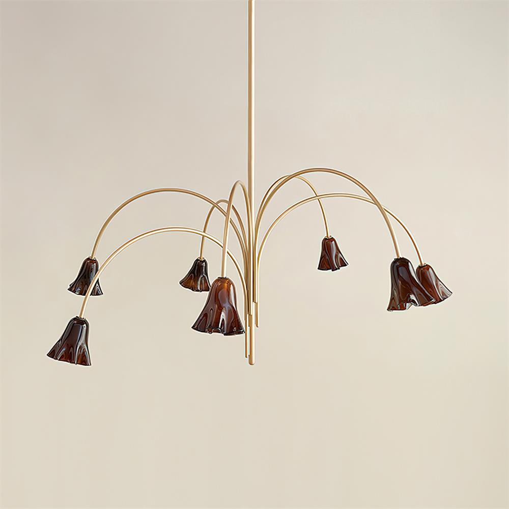 Cambereth Glass Chandelier-Moonnatur