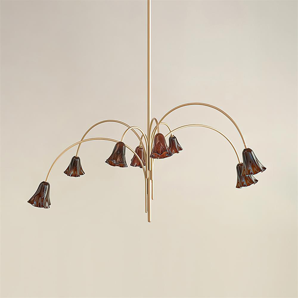 Cambereth Glass Chandelier-Moonnatur