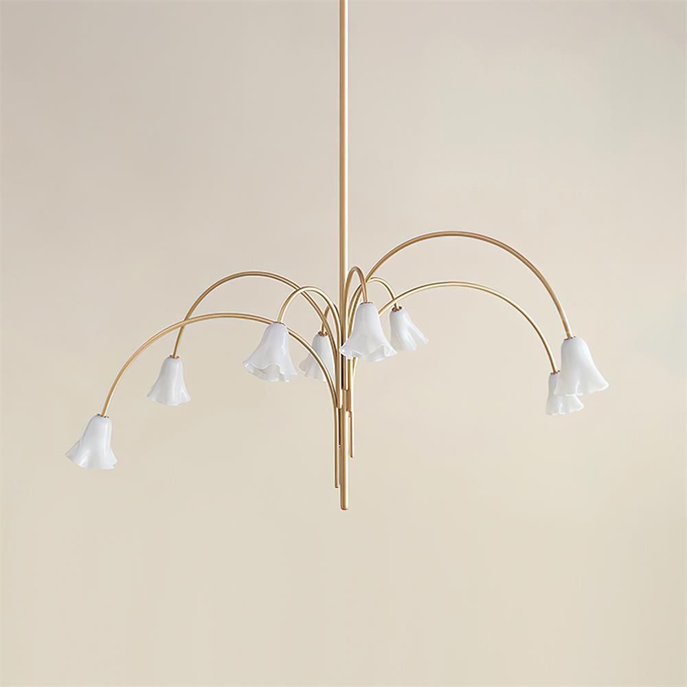 Cambereth Glass Chandelier-Moonnatur