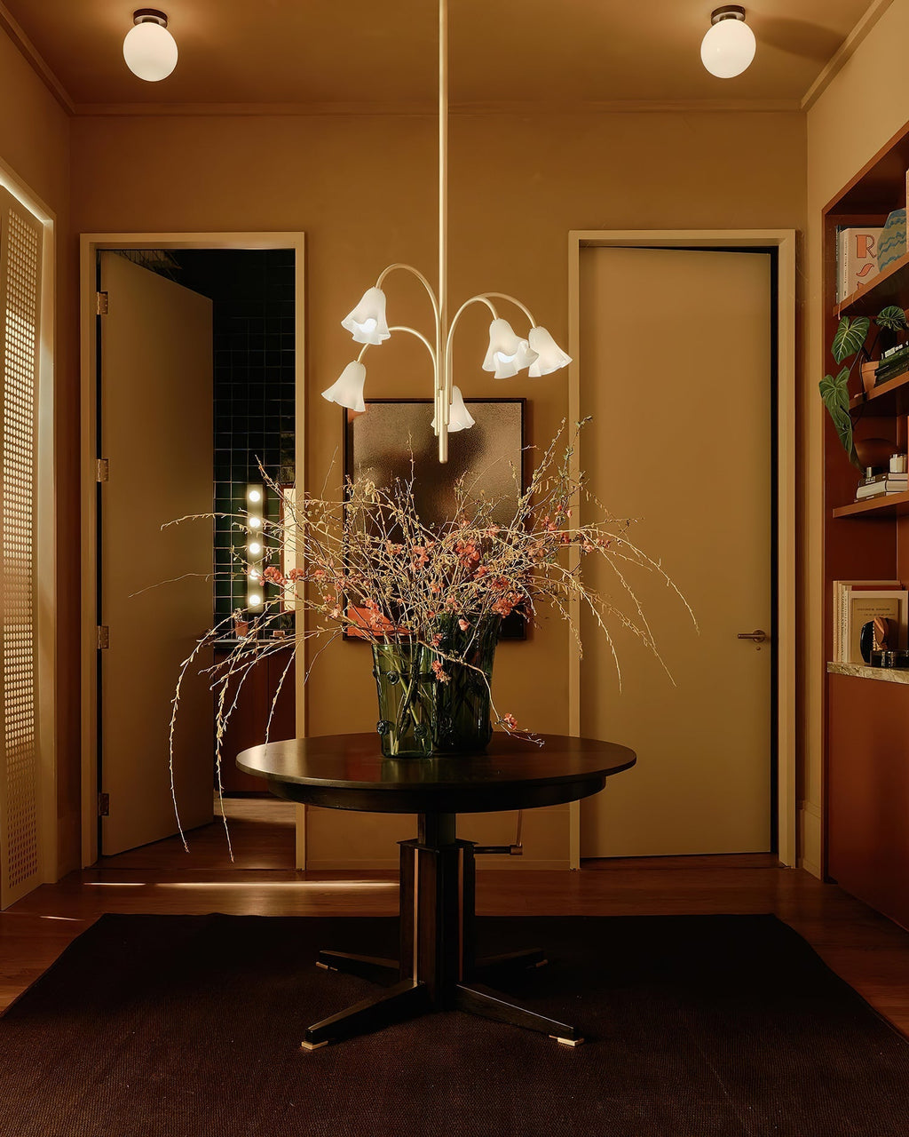 Cambereth Glass Chandelier-Moonnatur