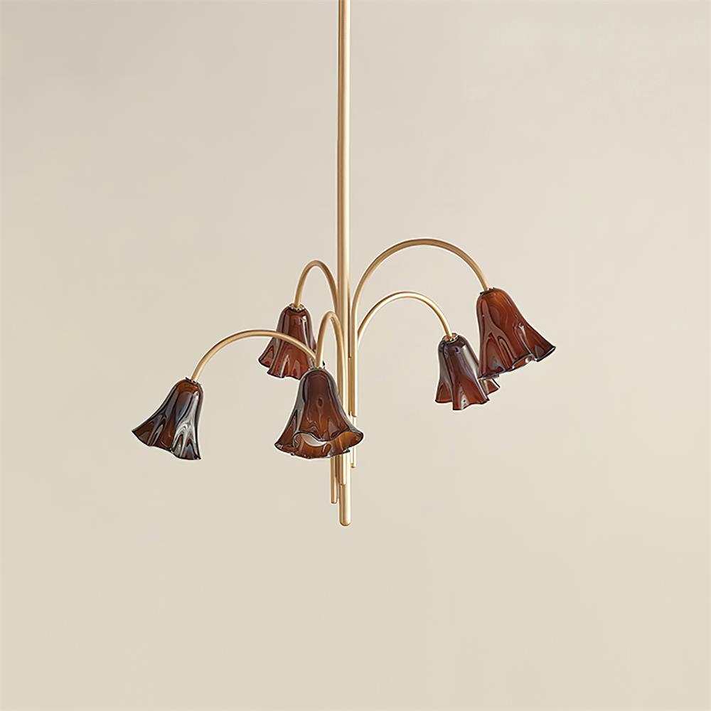 Cambereth Glass Chandelier-Moonnatur