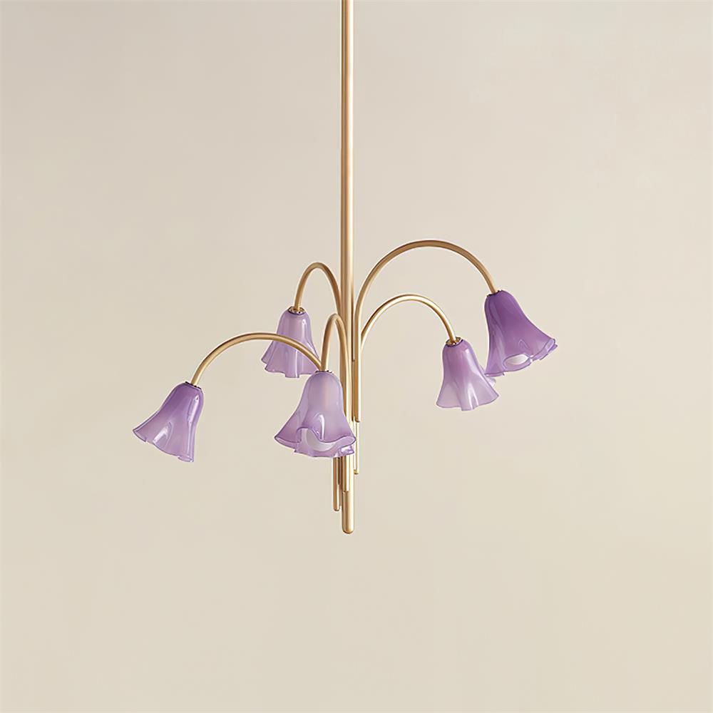 Cambereth Glass Chandelier-Moonnatur