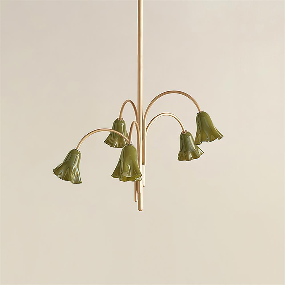 Cambereth Glass Chandelier-Moonnatur