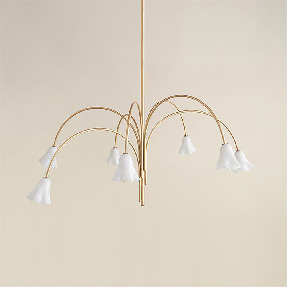 Cambereth Glass Chandelier-Moonnatur