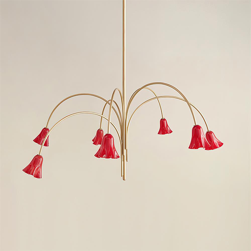 Cambereth Glass Chandelier-Moonnatur