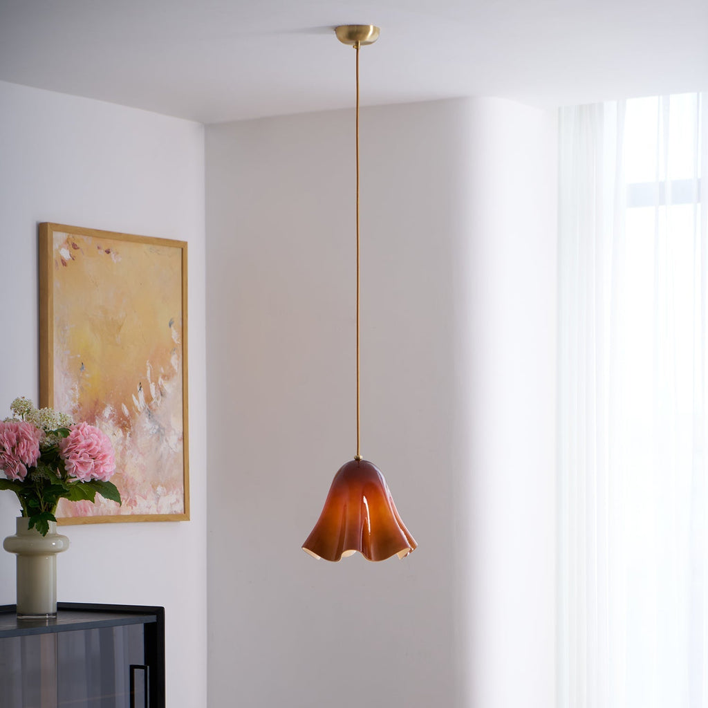 Corenoria Glass Pendant Light-Moonnatur