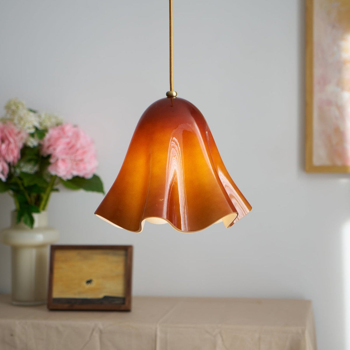 Corenoria Glass Pendant Light-Moonnatur