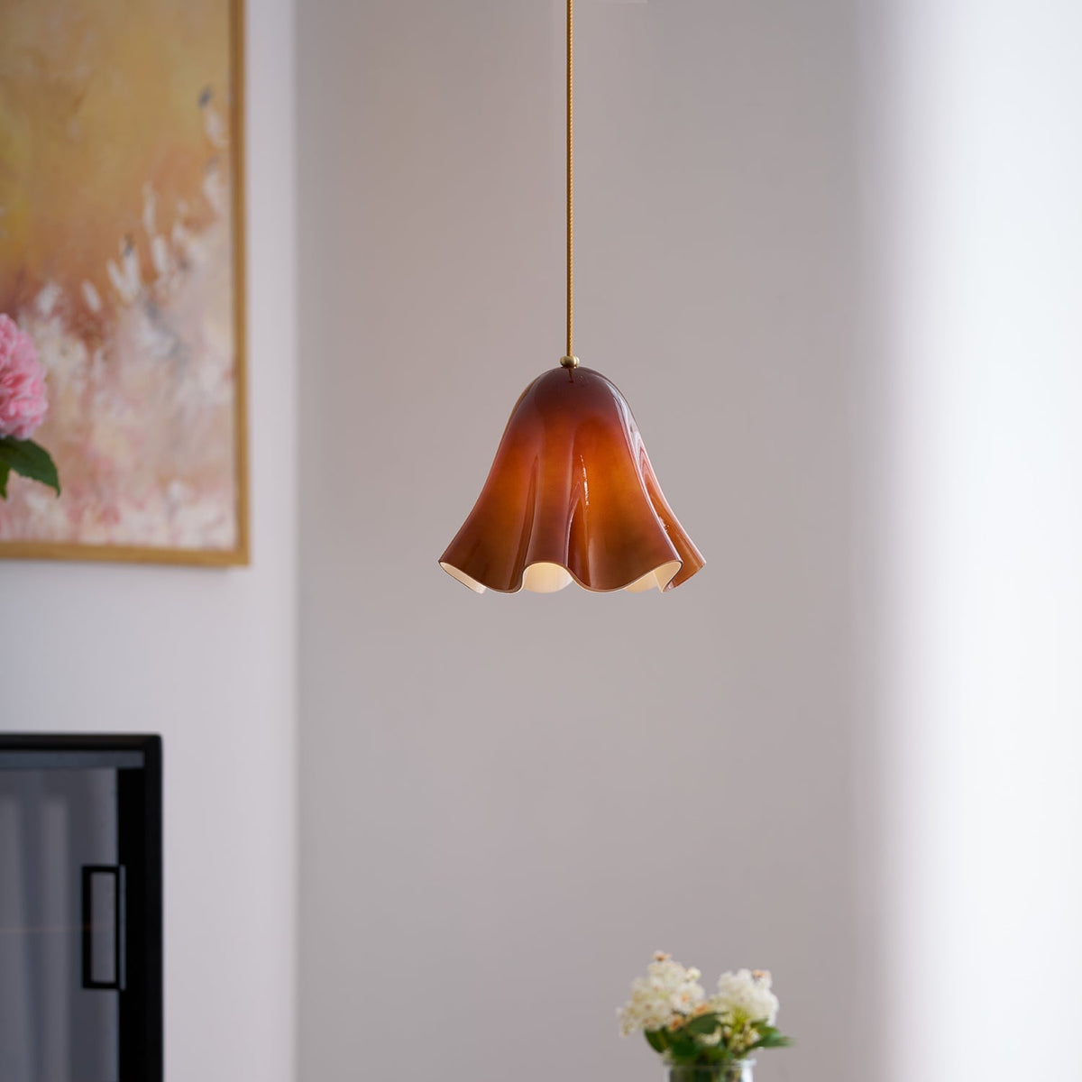 Corenoria Glass Pendant Light-Moonnatur
