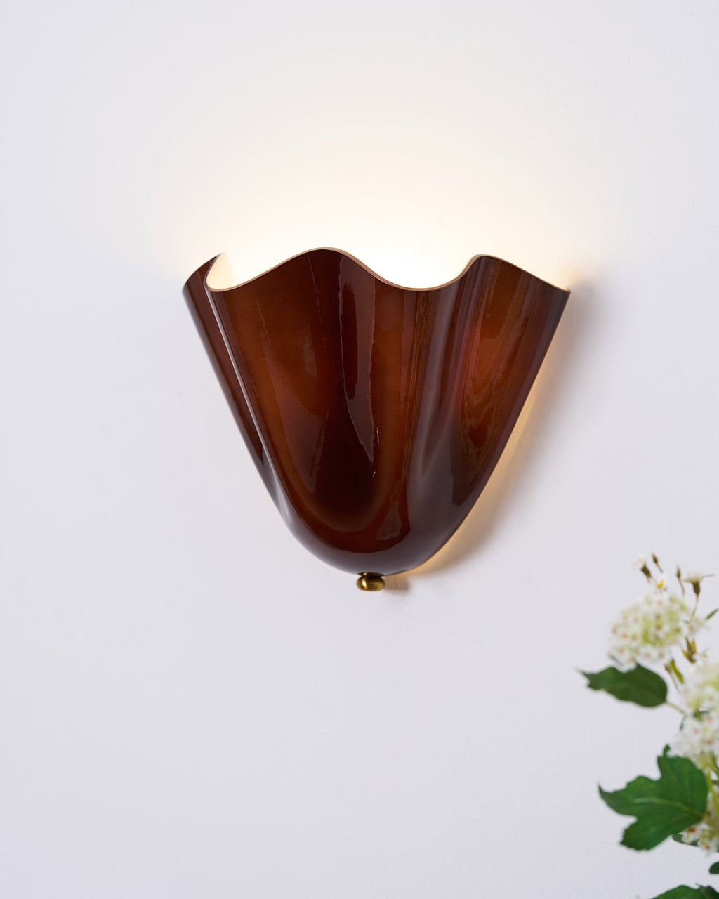Aldeneth Glass Wall Light-Moonnatur