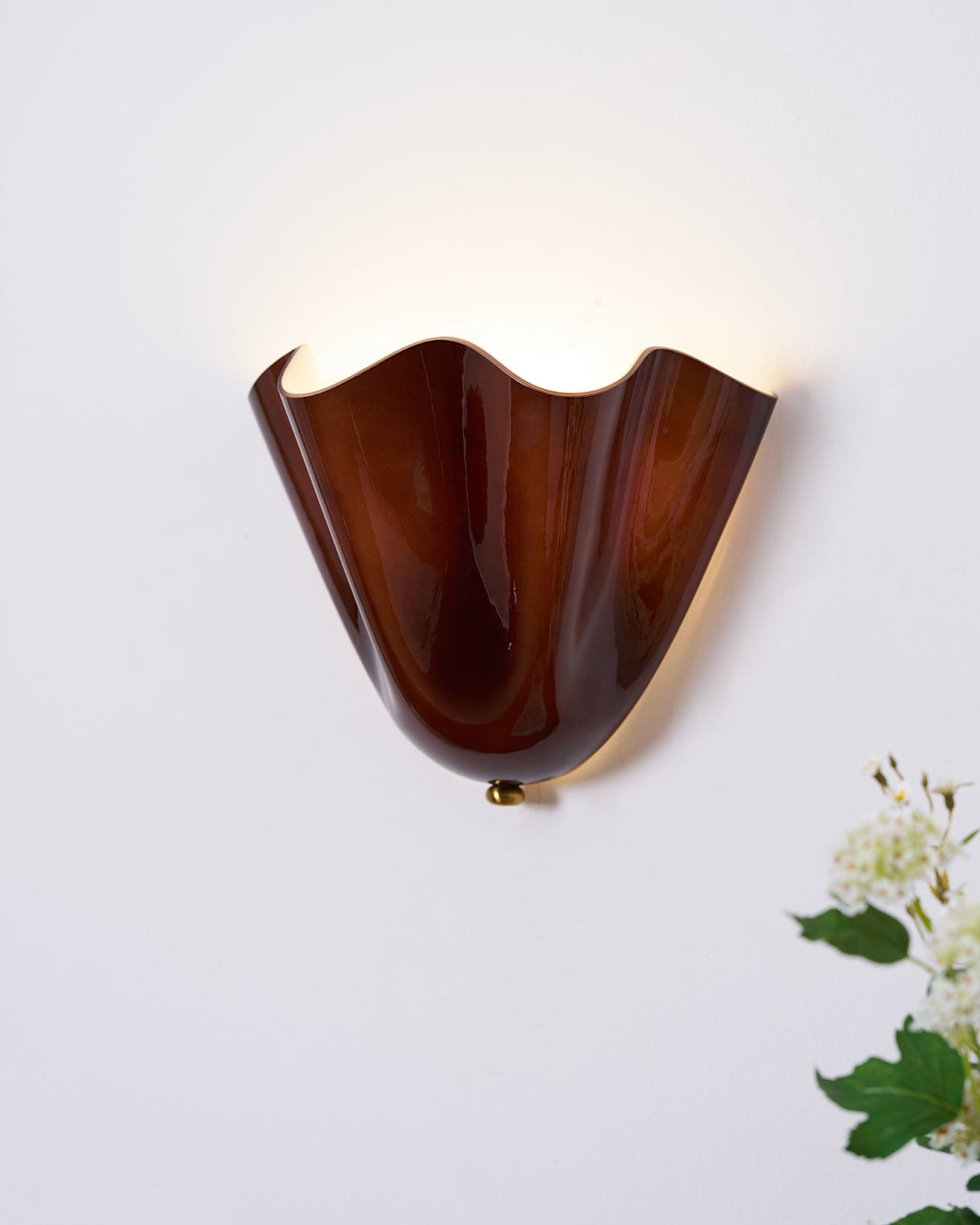 Aldeneth Glass Wall Light-Moonnatur