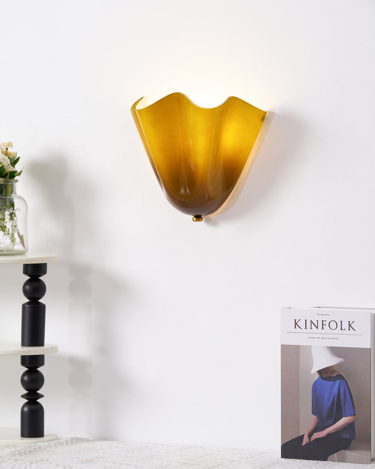 Aldeneth Glass Wall Light-Moonnatur