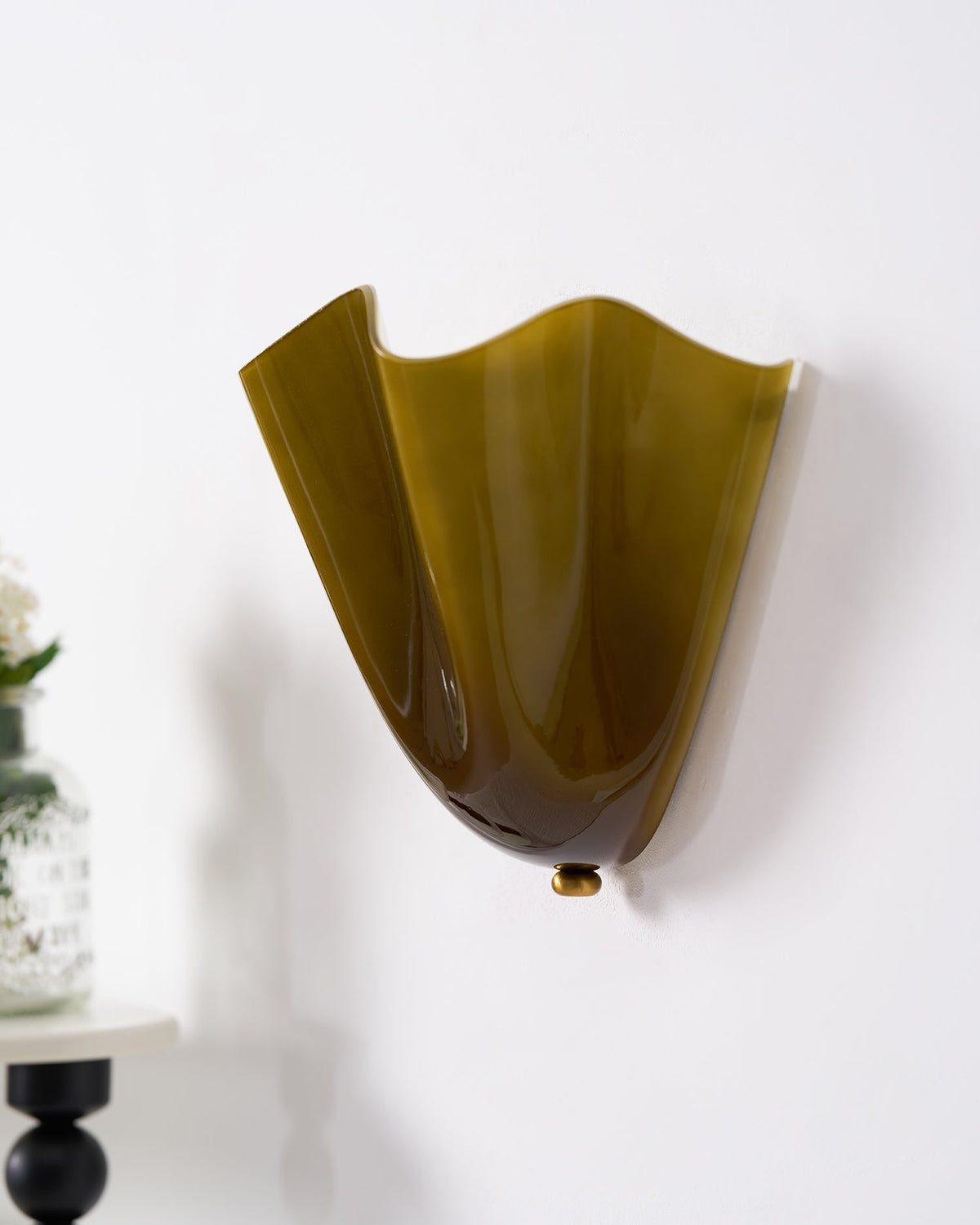 Aldeneth Glass Wall Light-Moonnatur