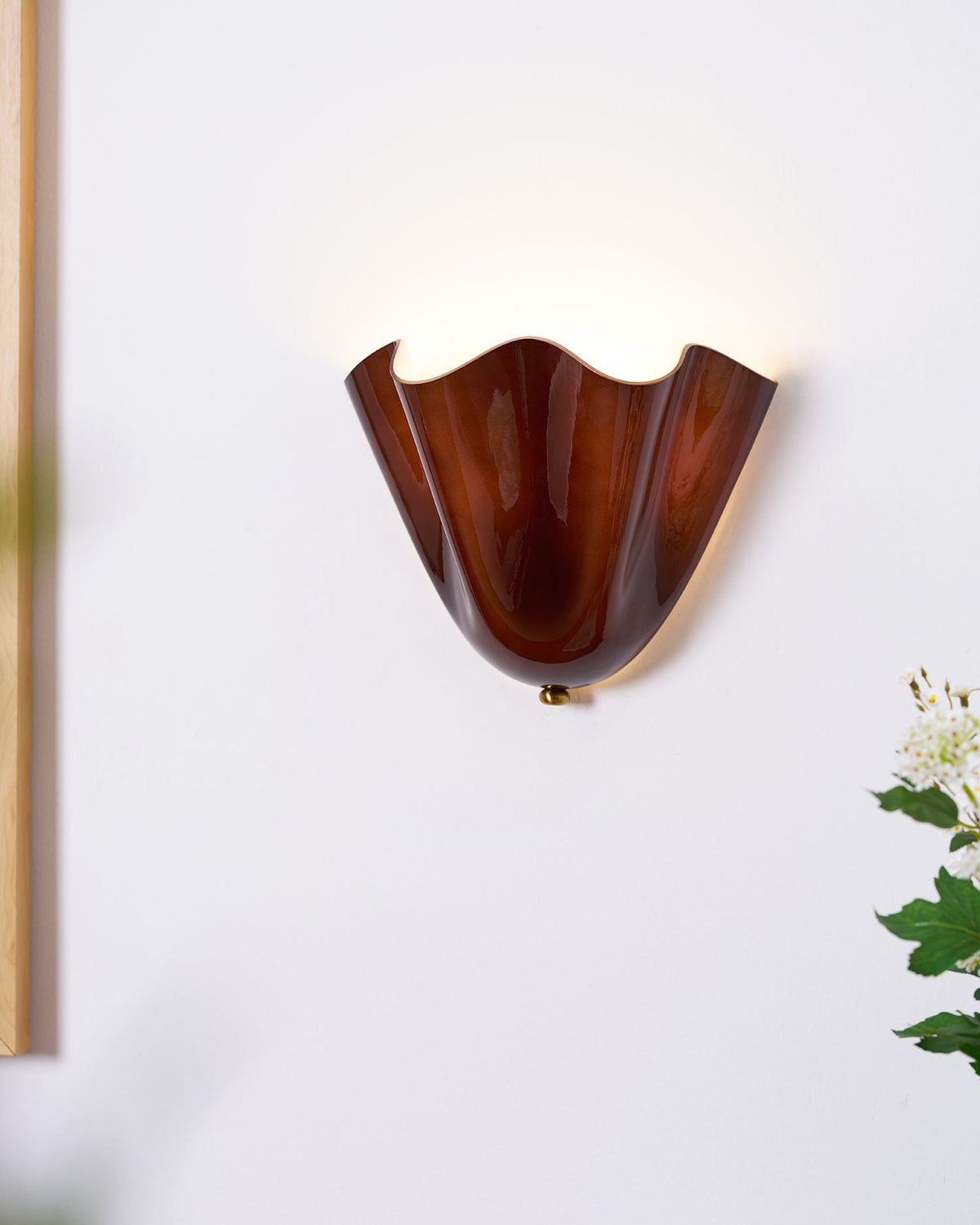 Aldeneth Glass Wall Light-Moonnatur