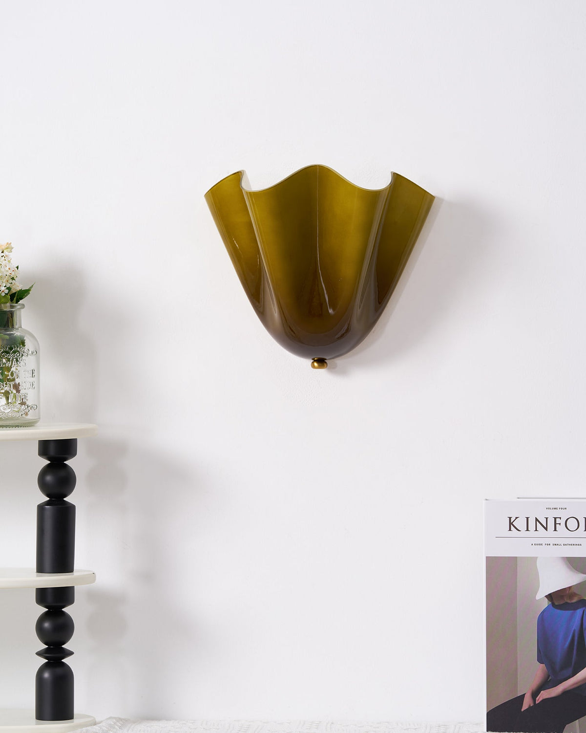 Redrenelis Glass Wall Light-Moonnatur