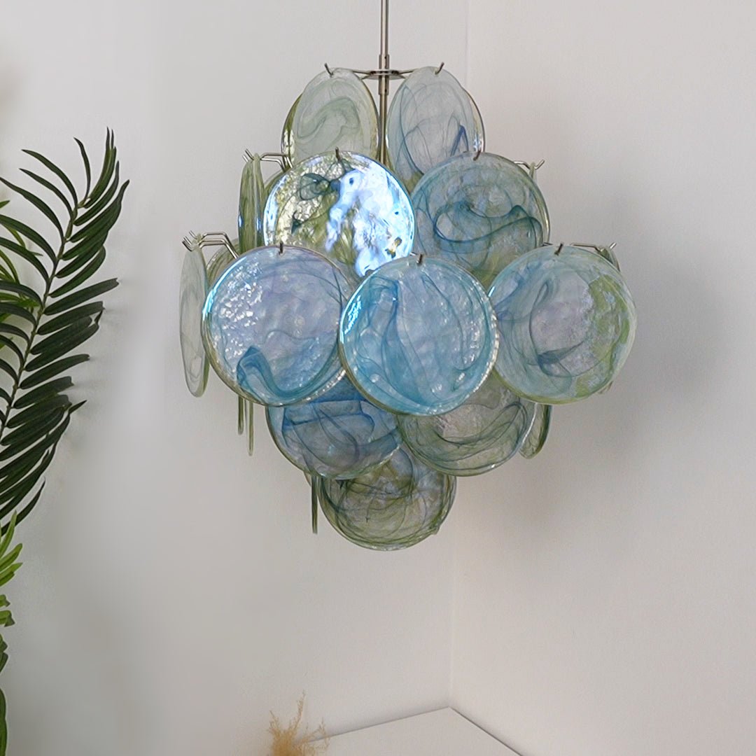 Brackis Glass Chandelier-Moonnatur