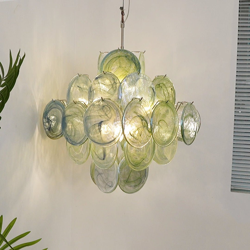 Brackis Glass Chandelier-Moonnatur