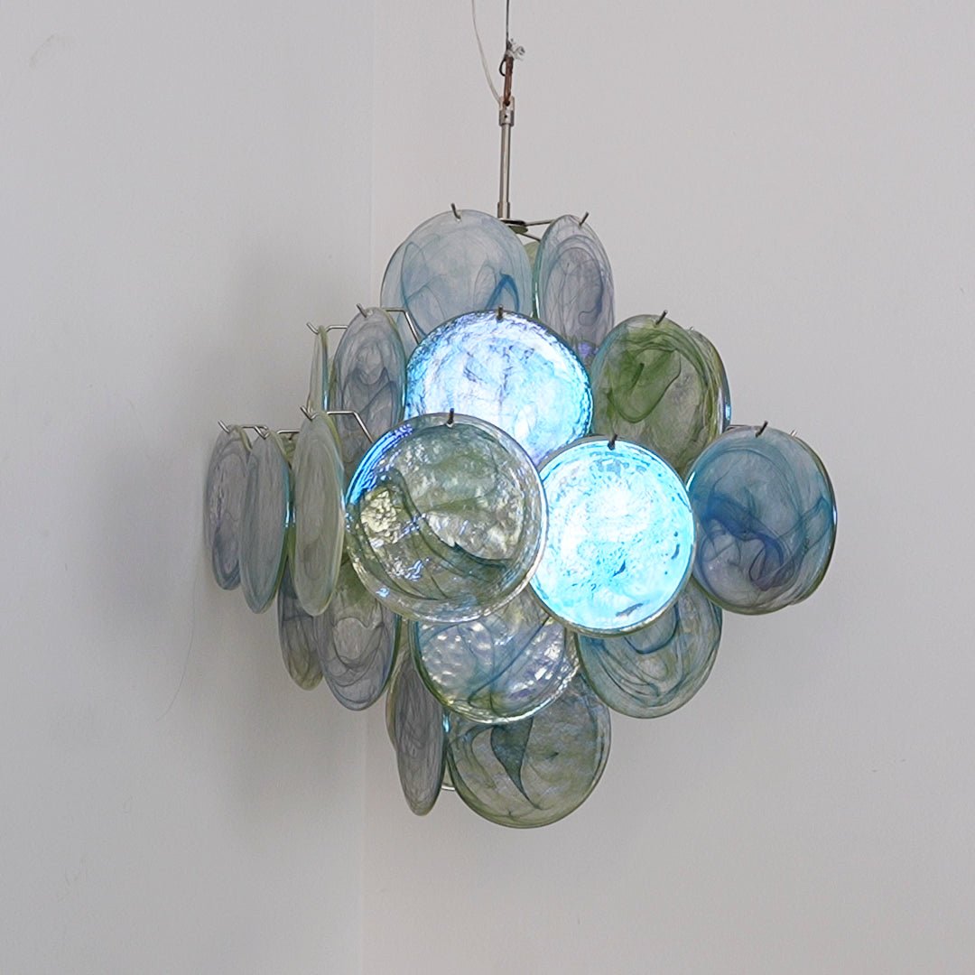 Brackis Glass Chandelier-Moonnatur