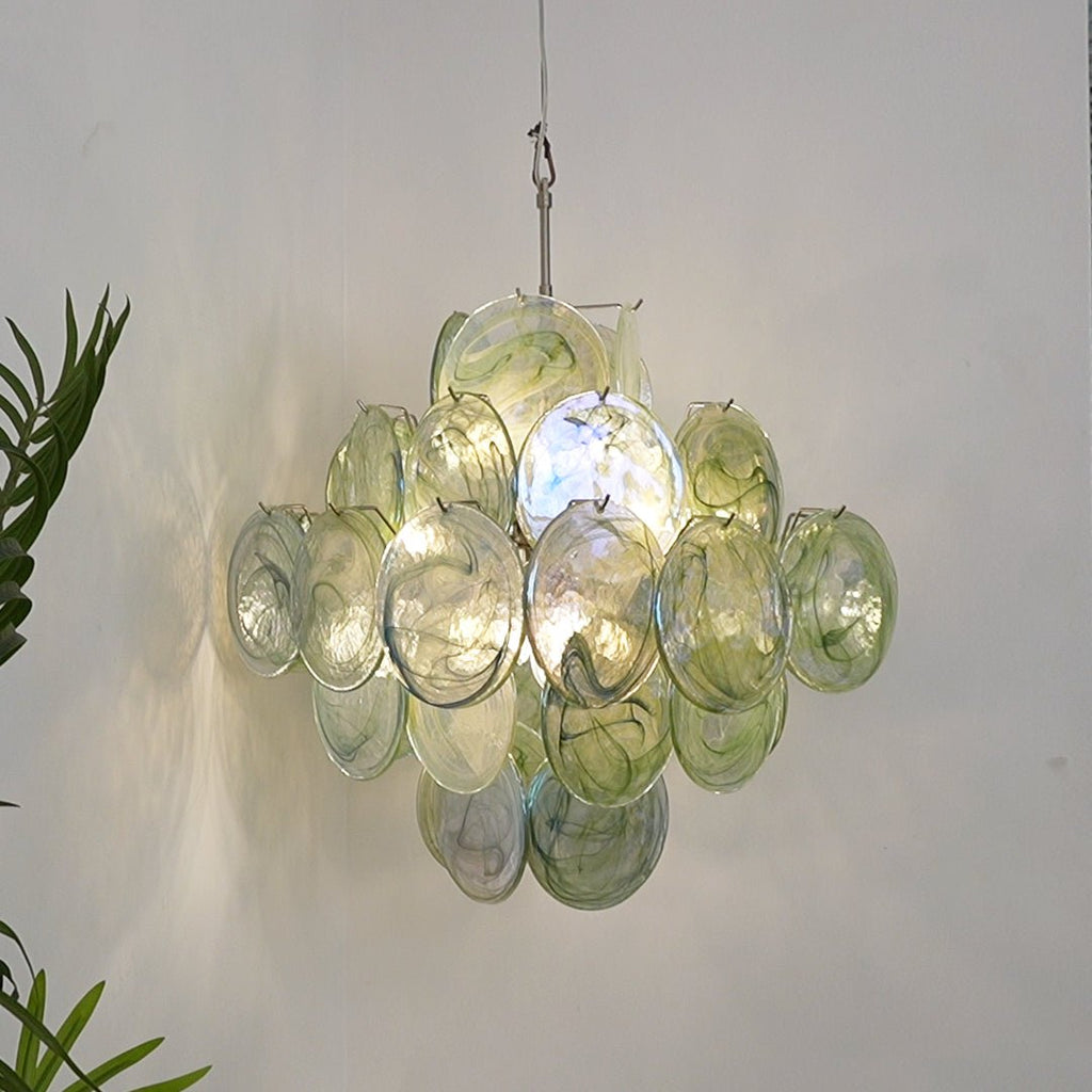 Brackis Glass Chandelier-Moonnatur