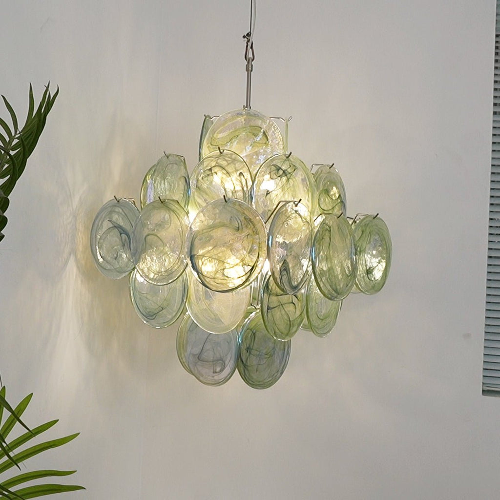 Brackis Glass Chandelier-Moonnatur