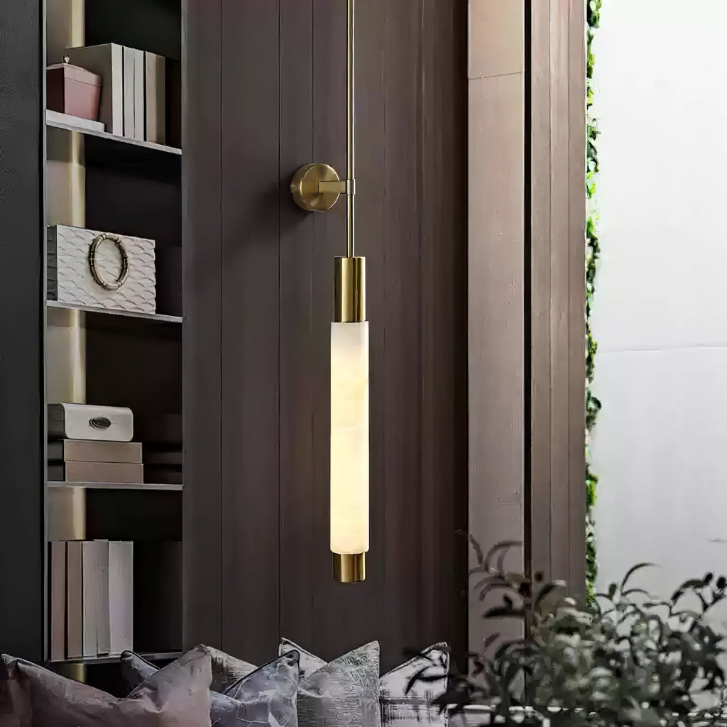 Casterenna Alabaster Wall Light-Moonnatur