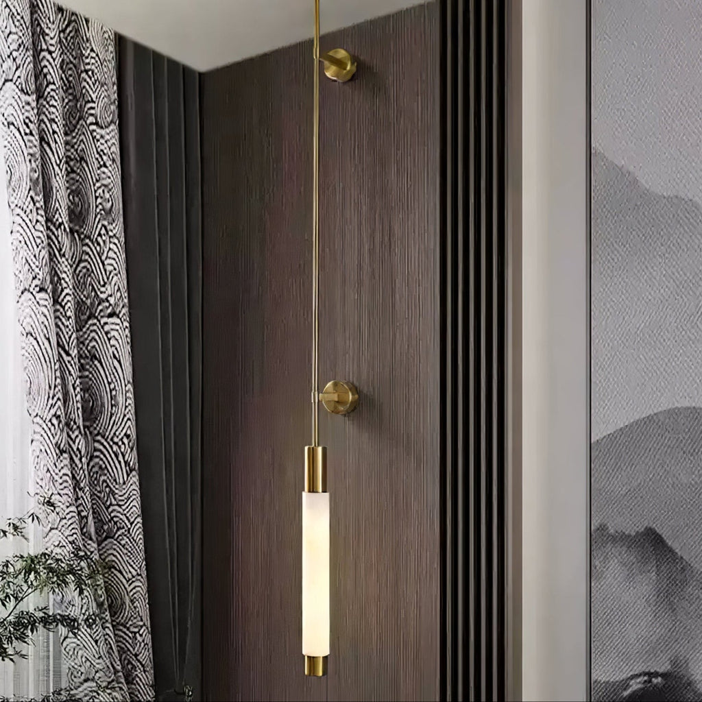 Casterenna Alabaster Wall Light-Moonnatur