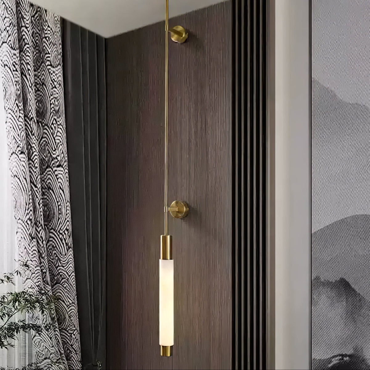 Casterenna Alabaster Wall Light-Moonnatur