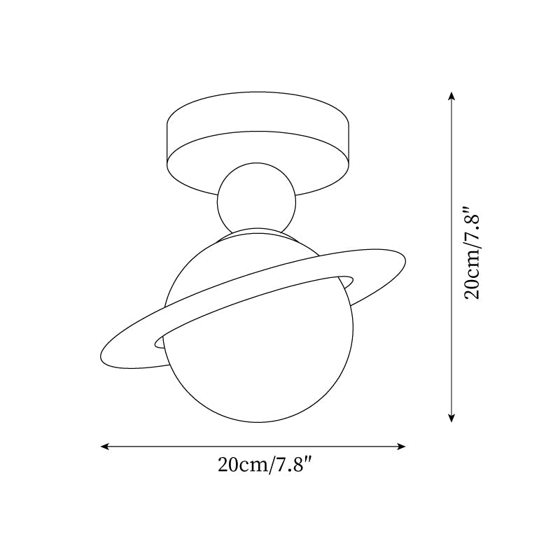 Weldenbrook Resin Ceiling Light-Moonnatur