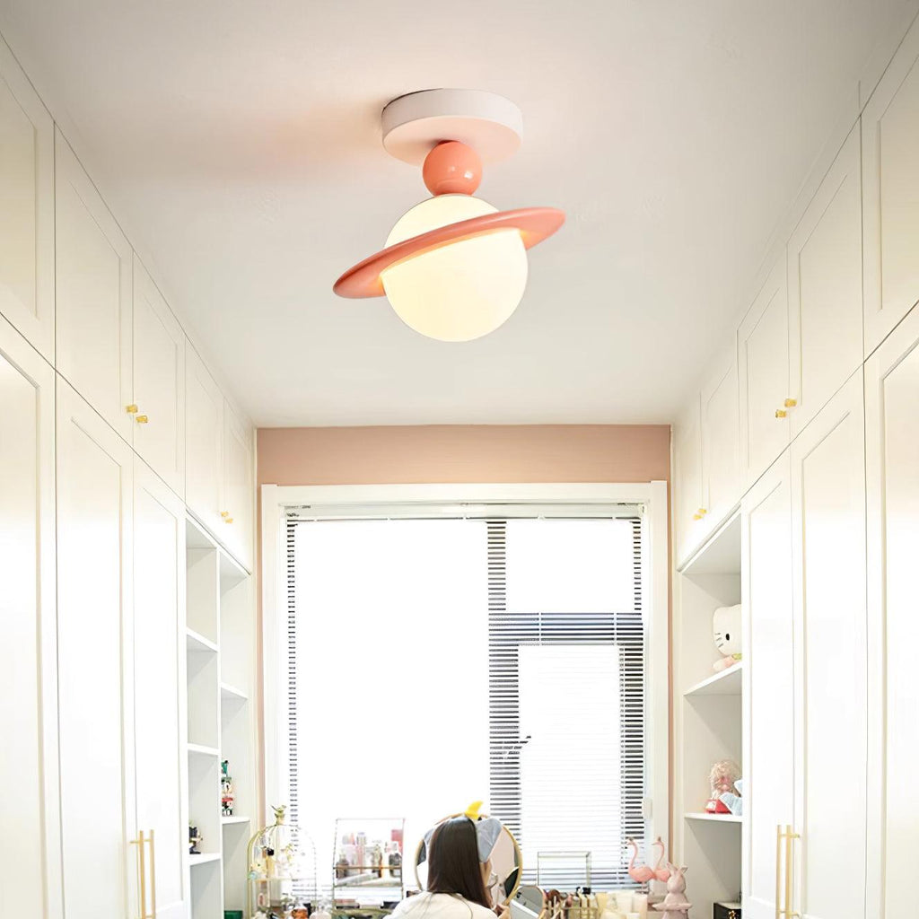 Weldenbrook Resin Ceiling Light-Moonnatur