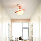 Weldenbrook Resin Ceiling Light-Moonnatur