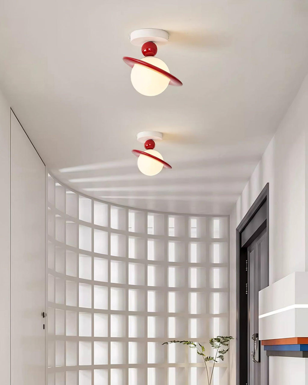 Weldenbrook Resin Ceiling Light-Moonnatur