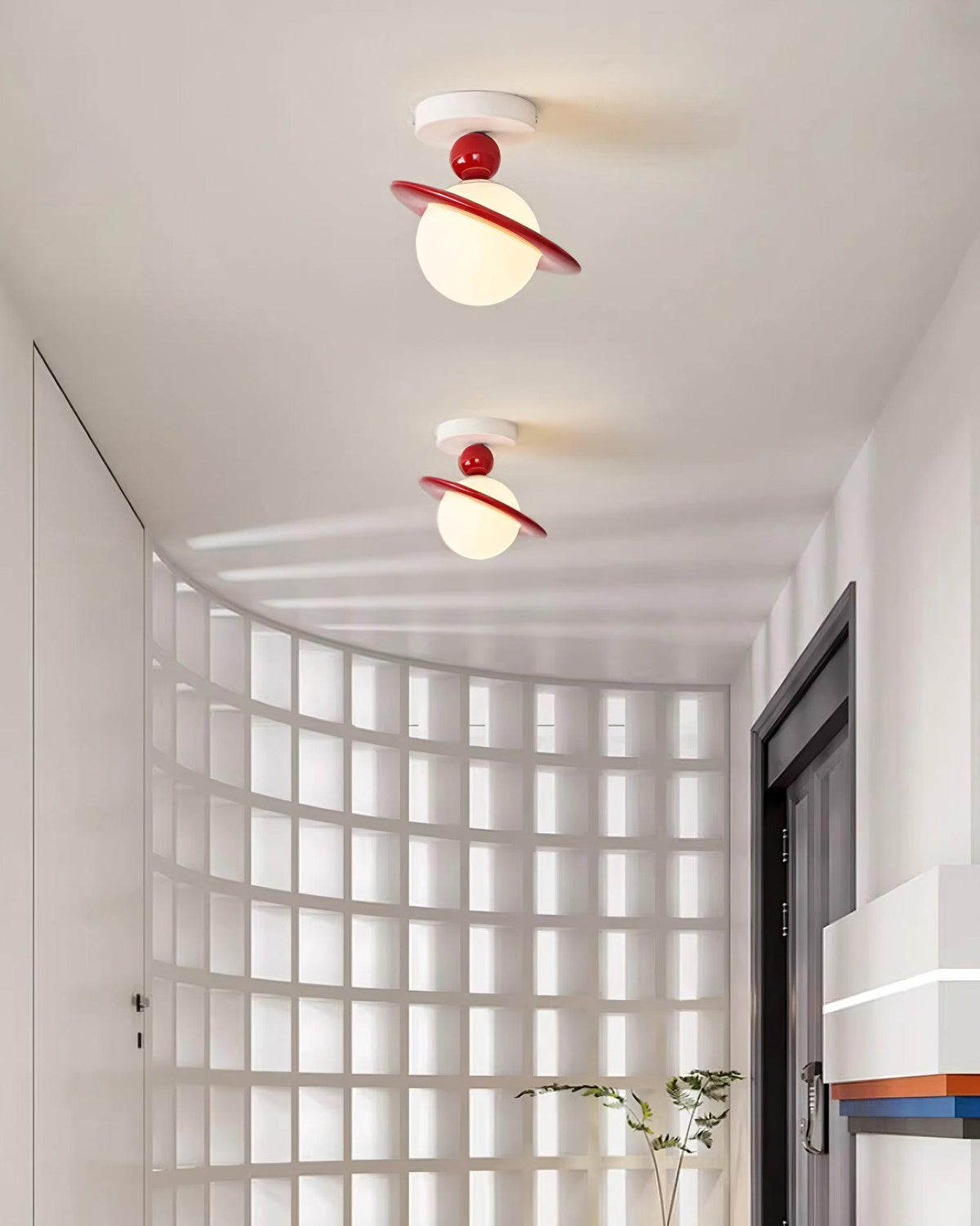 Weldenbrook Resin Ceiling Light-Moonnatur