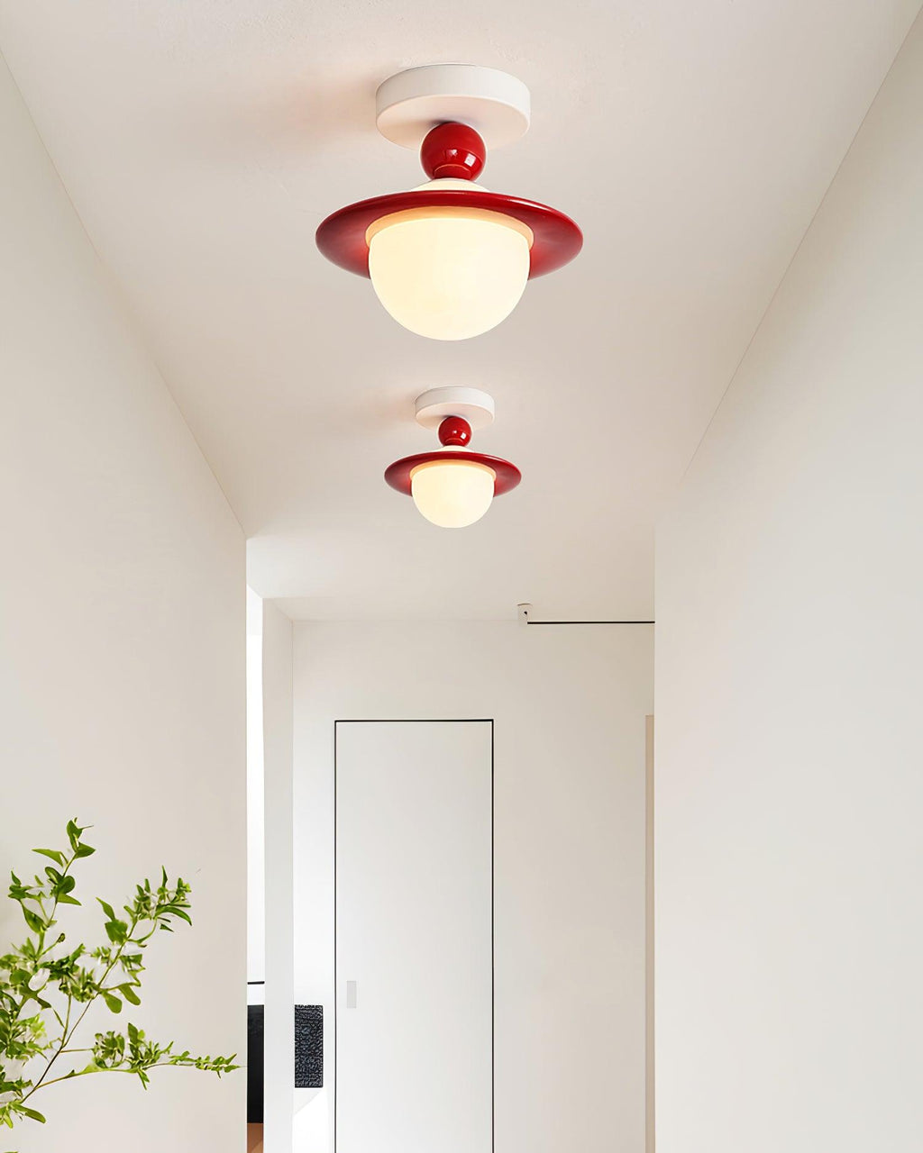 Weldenbrook Resin Ceiling Light-Moonnatur