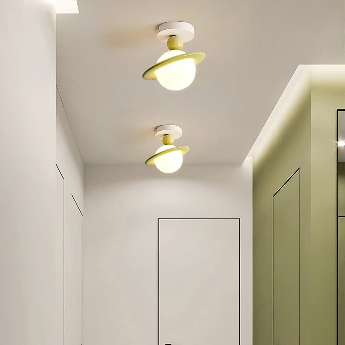 Weldenbrook Resin Ceiling Light-Moonnatur