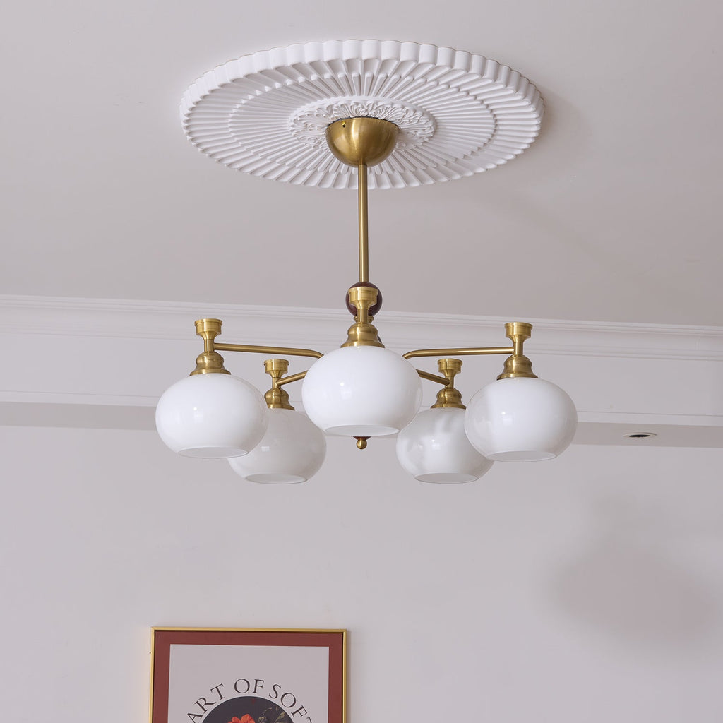 Zelvenora Glass Chandelier-Moonnatur