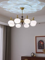 Zelvenora Glass Chandelier-Moonnatur
