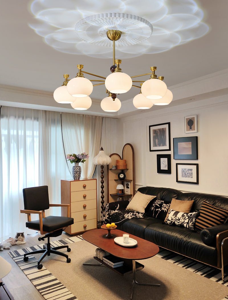 Zelvenora Glass Chandelier-Moonnatur