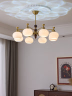 Zelvenora Glass Chandelier-Moonnatur
