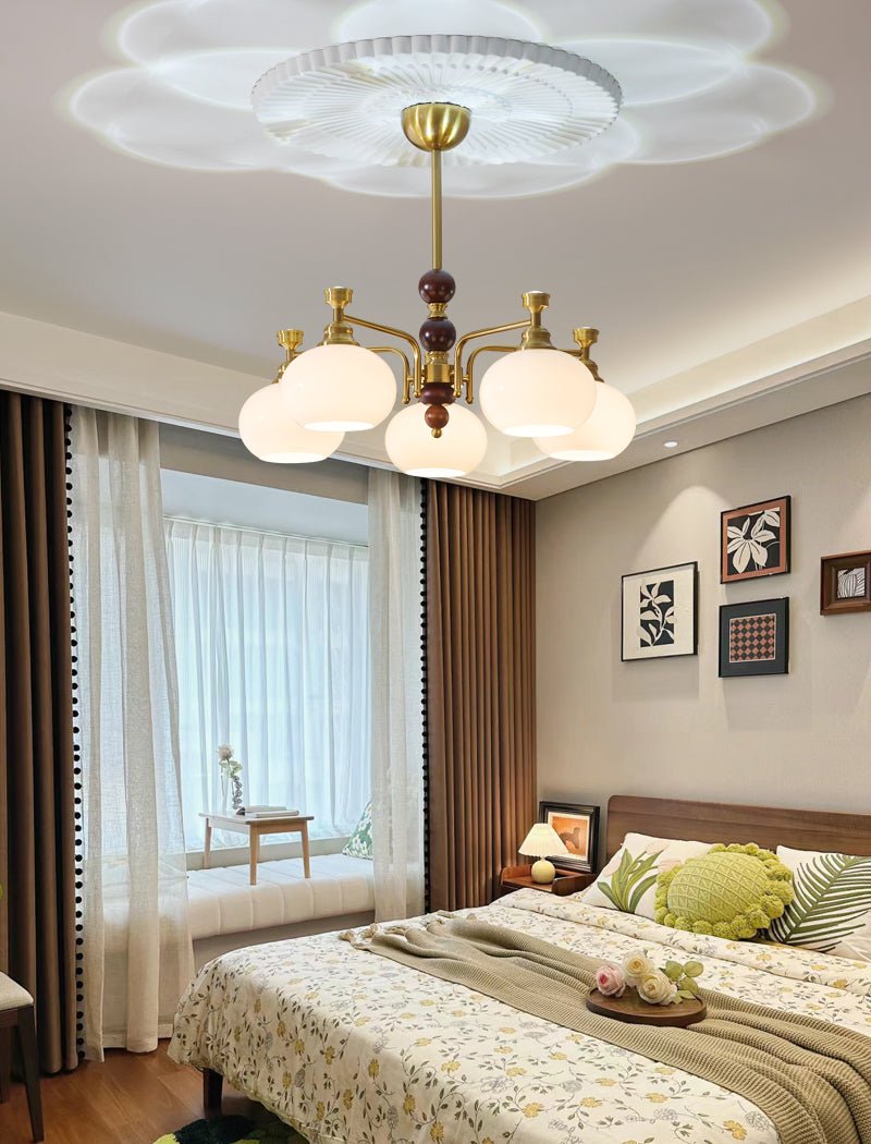 Zelvenora Glass Chandelier-Moonnatur