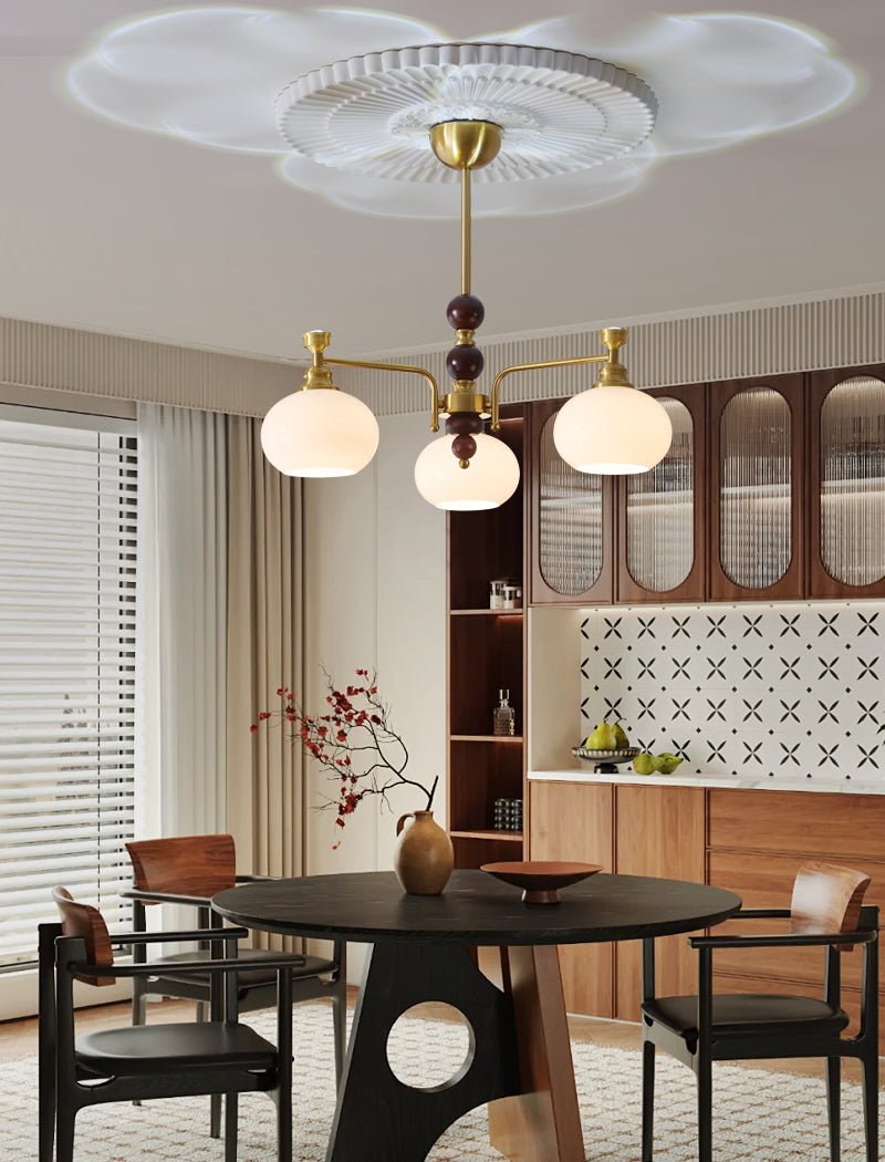 Zelvenora Glass Chandelier-Moonnatur