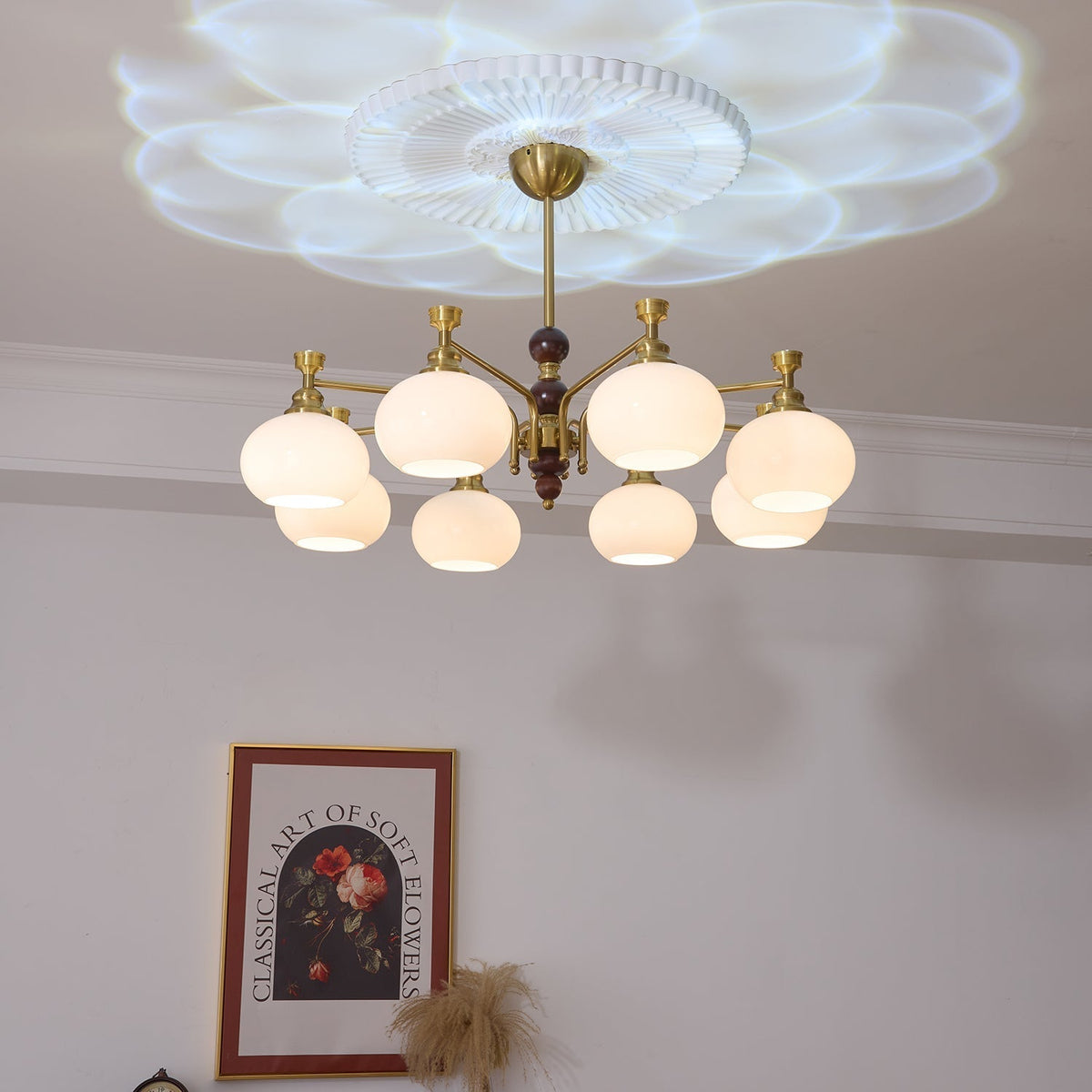 Zelvenora Glass Chandelier-Moonnatur