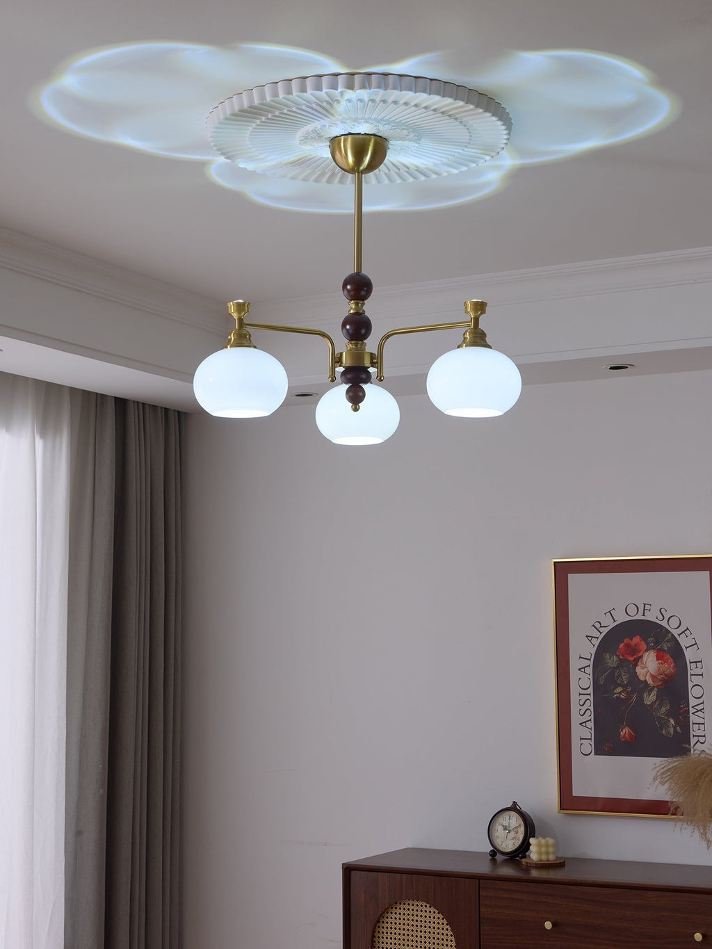 Zelvenora Glass Chandelier-Moonnatur