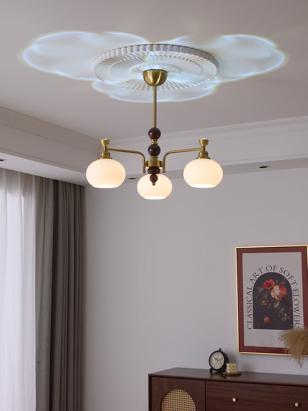 Zelvenora Glass Chandelier-Moonnatur