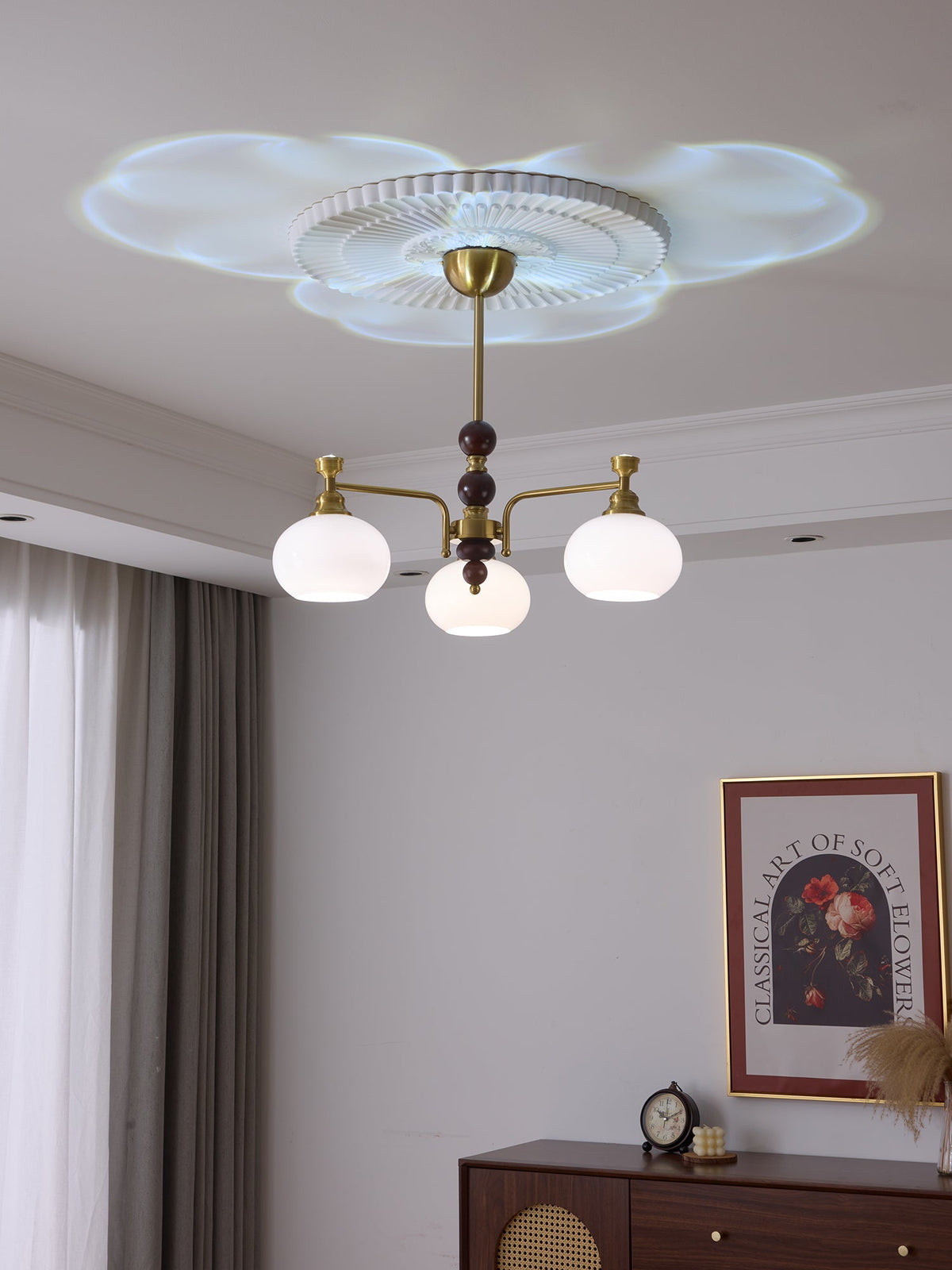 Zelvenora Glass Chandelier-Moonnatur